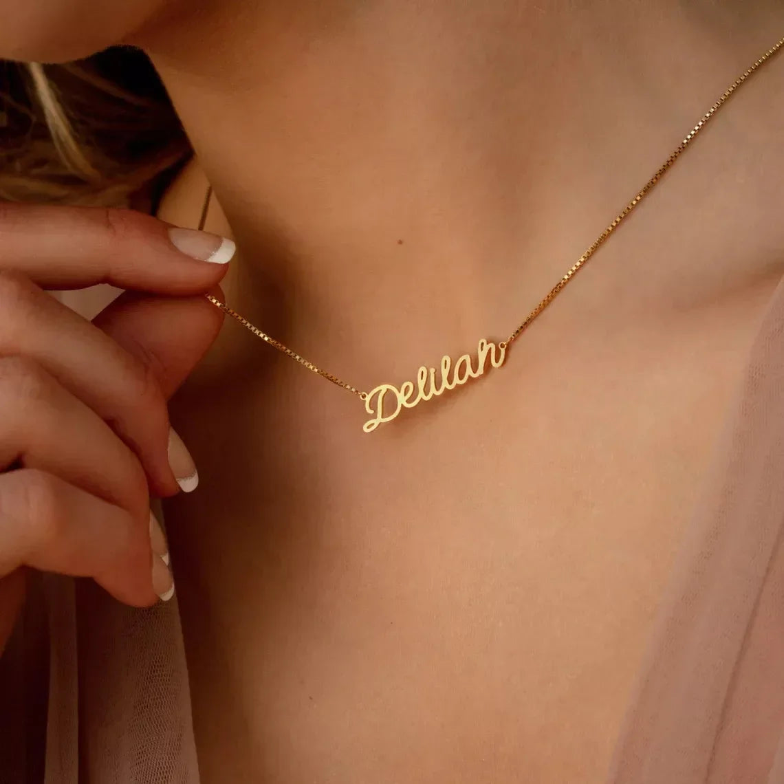 Personalized Name Necklace Stainless Steel