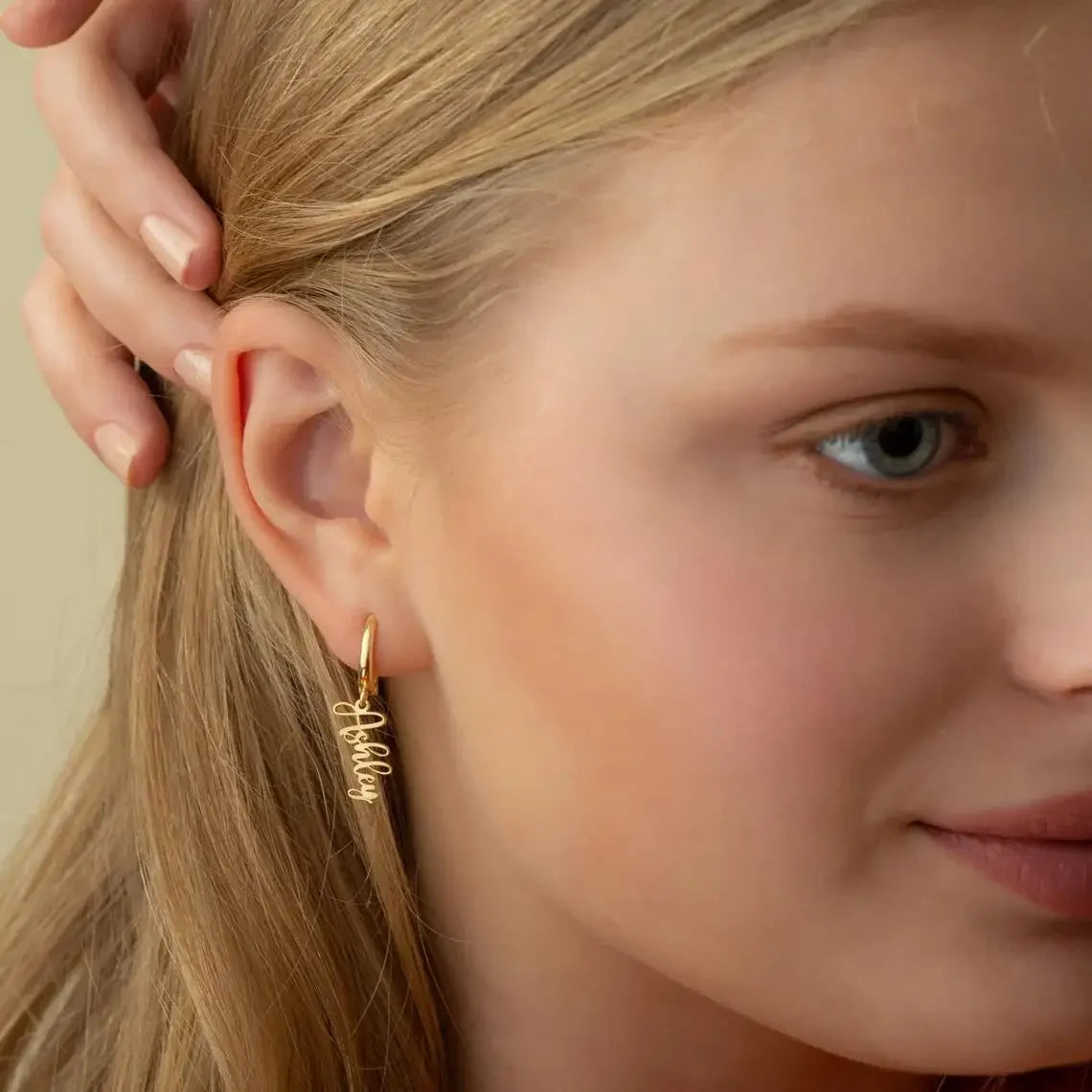 Personalized Name Earrings For Women