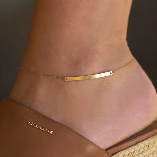 Custom Anklets for Women Stainless Steel